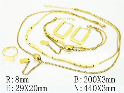 BC Wholesale Jewelry Sets Stainless Steel 316L Jewelry Sets NO.#BC50S0143JWW