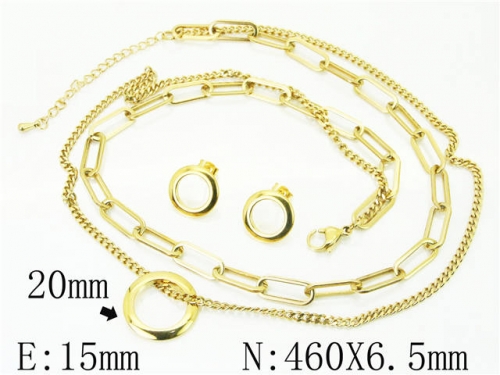 BC Wholesale Jewelry Sets Stainless Steel 316L Jewelry Sets NO.#BC59S2260HLV