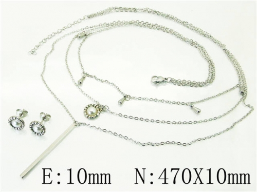 BC Wholesale Jewelry Sets Stainless Steel 316L Jewelry Sets NO.#BC59S0166HHW