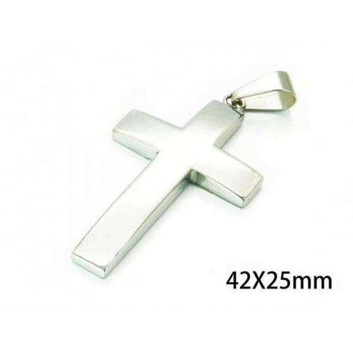 Wholesale Stainless Steel 316L Cross Pendants NO.#BC59P0420LL