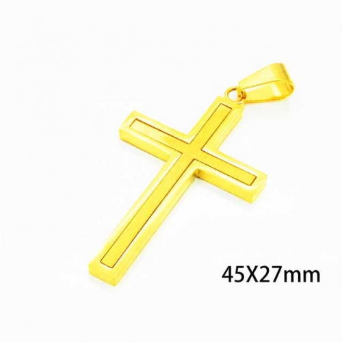 Wholesale Stainless Steel 316L Cross Pendants NO.#BC59P0503NW