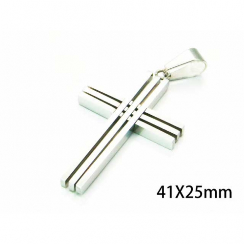 Wholesale Stainless Steel 316L Cross Pendants NO.#BC59P0415NV