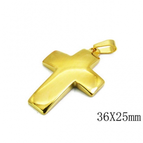 Wholesale Stainless Steel 316L Cross Pendants NO.#BC70P0185LL