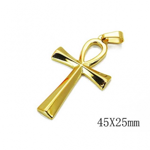 Wholesale Stainless Steel 316L Cross Pendants NO.#BC70P0395LA