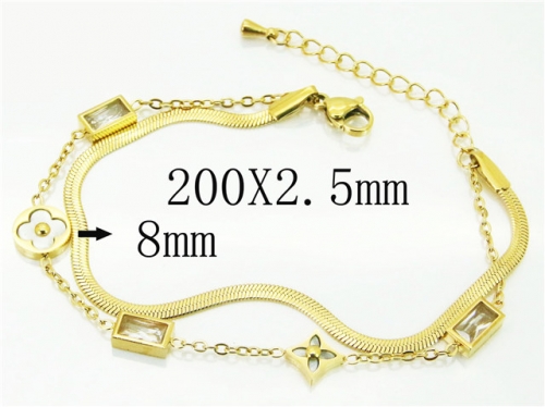 BC Wholesale Bracelets Jewelry Stainless Steel 316L Bracelets NO.#BC32B0402HHS