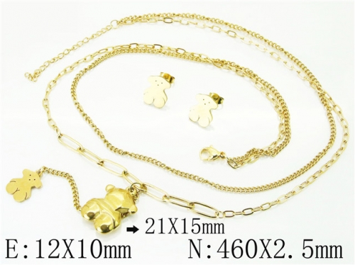 BC Wholesale Fashion Jewelry Sets Stainless Steel 316L Jewelry Sets NO.#BC02S2867HOC