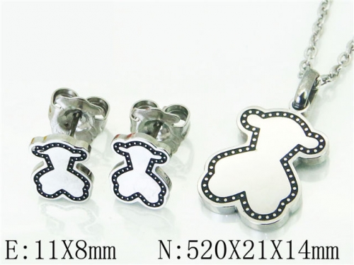 BC Wholesale Fashion Jewelry Sets Stainless Steel 316L Jewelry Sets NO.#BC90S0500IHE