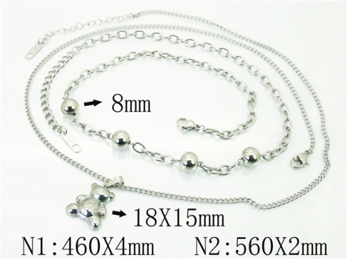 BC Wholesale Necklace Jewelry Stainless Steel 316L Jewelry Necklace NO.#BC32N0550HZL