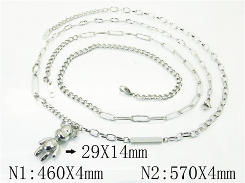 BC Wholesale Necklace Jewelry Stainless Steel 316L Jewelry Necklace NO.#BC32N0551HZL