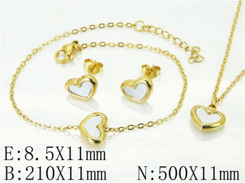 BC Wholesale Fashion Jewelry Sets Stainless Steel 316L Jewelry Sets NO.#BC59S2266HHW