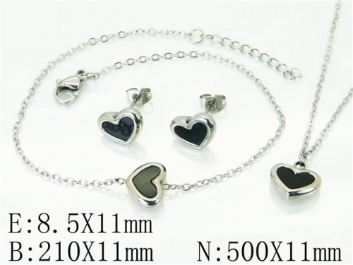 BC Wholesale Fashion Jewelry Sets Stainless Steel 316L Jewelry Sets NO.#BC59S2265OQ