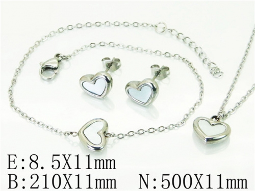 BC Wholesale Fashion Jewelry Sets Stainless Steel 316L Jewelry Sets NO.#BC59S2264HSS