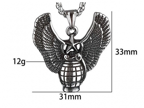 BC Wholesale Pendants Jewelry Stainless Steel 316L Jewelry Popular Pendant Without Chain NO.#SJ98P122