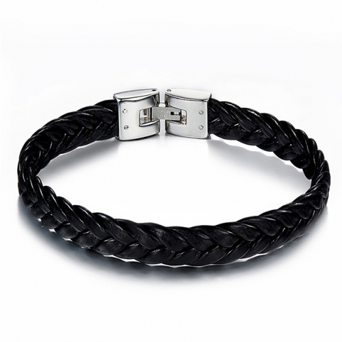 BC Jewelry Wholesale Fashion Leather Bracelet NO.#SJ99LBA19