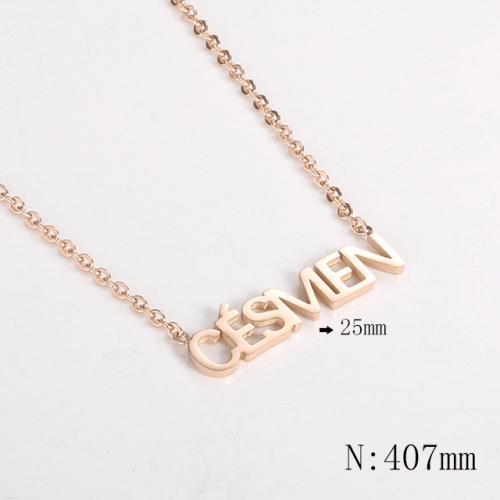 BC Wholesale Jewelry Stainless Steel 316L Popular Necklace NO.#SJ99NRG16