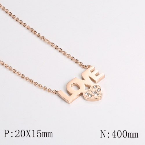 BC Wholesale Jewelry Stainless Steel 316L Popular Necklace NO.#SJ99NRG015