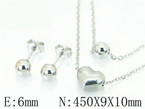 BC Wholesale Jewelry Sets Stainless Steel 316L Jewelry Sets NO.#BC91S1167LLQ