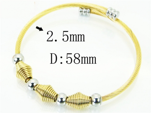 BC Wholesale Bangles Jewelry Stainless Steel 316L Bangle NO.#BC38B0666HLE