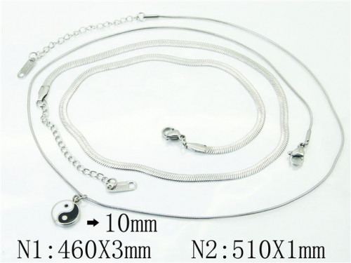BC Wholesale Necklace Jewelry Stainless Steel 316L Fashion Necklace NO.#BC59N0083OG