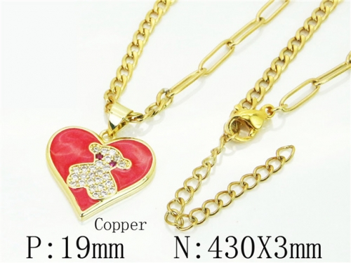 BC Wholesale Necklace Jewelry Stainless Steel 316L Fashion Necklace NO.#BC62N0467HID