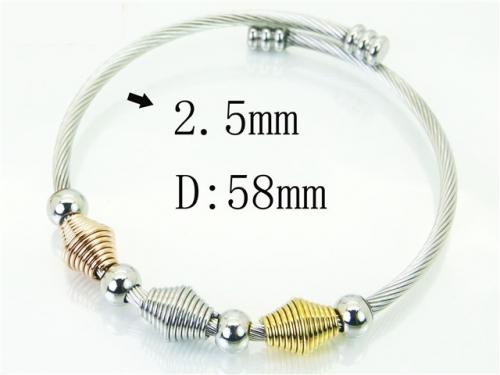 BC Wholesale Bangles Jewelry Stainless Steel 316L Bangle NO.#BC38B0664HKX