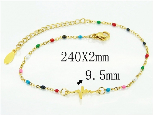BC Wholesale Anklets Jewelry Stainless Steel 316L Anklets or Bracelets NO.#BC81B0712KB