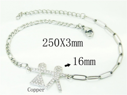 BC Wholesale Anklets Jewelry Stainless Steel 316L Anklets or Bracelets NO.#BC62B0441NA