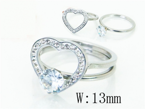 BC Wholesale Rings Jewelry Stainless Steel 316L Popular Rings NO.#BC19R1058PE