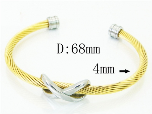 BC Wholesale Bangles Jewelry Stainless Steel 316L Bangle NO.#BC38B0727HLD