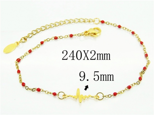 BC Wholesale Anklets Jewelry Stainless Steel 316L Anklets or Bracelets NO.#BC81B0710KG
