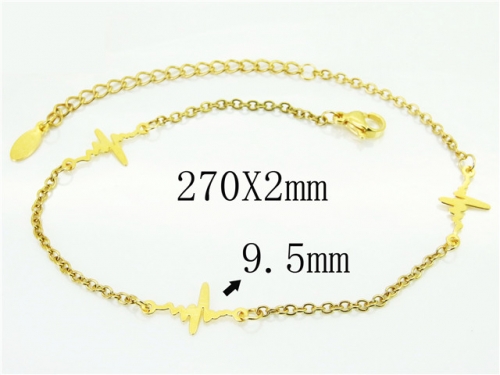 BC Wholesale Anklets Jewelry Stainless Steel 316L Anklets or Bracelets NO.#BC81B0707KQ
