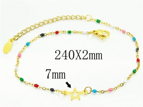 BC Wholesale Anklets Jewelry Stainless Steel 316L Anklets or Bracelets NO.#BC81B0717KS
