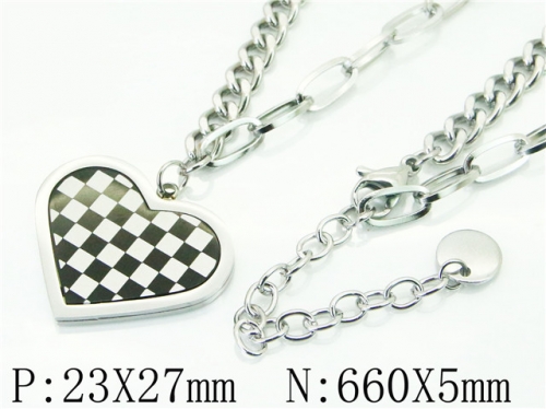 BC Wholesale Necklace Jewelry Stainless Steel 316L Fashion Necklace NO.#BC80N0538OE