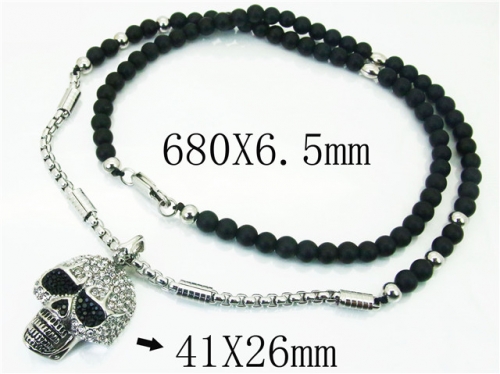 BC Wholesale Necklace Jewelry Stainless Steel 316L Fashion Necklace NO.#BC11N0501JLS