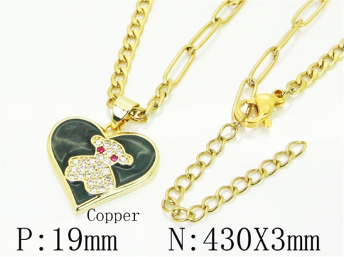 BC Wholesale Necklace Jewelry Stainless Steel 316L Fashion Necklace NO.#BC62N0464HIW