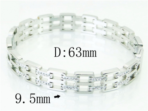 BC Wholesale Bangles Jewelry Stainless Steel 316L Bangle NO.#BC19B0964HMS