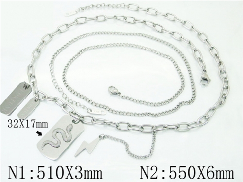 BC Wholesale Necklace Jewelry Stainless Steel 316L Fashion Necklace NO.#BC32N0590HHX