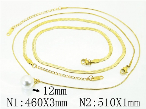 BC Wholesale Necklace Jewelry Stainless Steel 316L Fashion Necklace NO.#BC59N0130HCC
