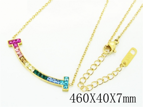BC Wholesale Necklace Jewelry Stainless Steel 316L Fashion Necklace NO.#BC32N0585PE