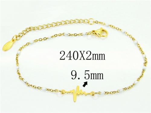 BC Wholesale Anklets Jewelry Stainless Steel 316L Anklets or Bracelets NO.#BC81B0708KA