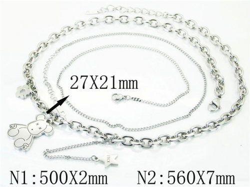 BC Wholesale Necklace Jewelry Stainless Steel 316L Fashion Necklace NO.#BC32N0624HEE