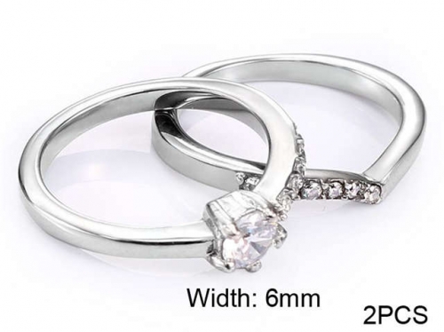 BC Wholesale Rings Jewelry Stainless Steel 316L Fashion Rings NO.#SJ7R127