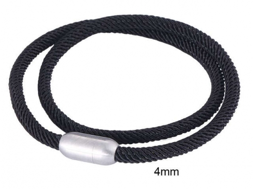 BC Jewelry Wholesale Leather And Stainless Steel Bracelet Jewelry NO.#SJ13B0516