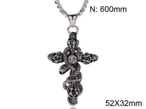BC Wholesale Necklace Jewelry Stainless Steel 316L Fashion Necklace NO.#SJ13P062.jpg