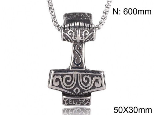 BC Wholesale Necklace Jewelry Stainless Steel 316L Fashion Necklace NO.#SJ13P119.jpg