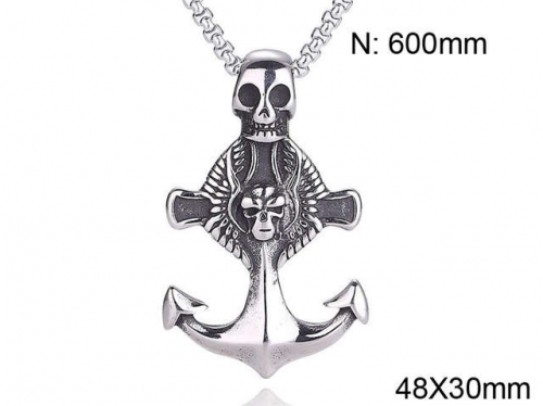 BC Wholesale Necklace Jewelry Stainless Steel 316L Fashion Necklace NO.#SJ13P086.jpg