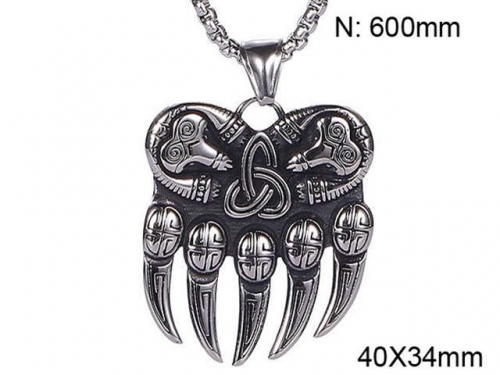 BC Wholesale Necklace Jewelry Stainless Steel 316L Fashion Necklace NO.#SJ13P026.jpg