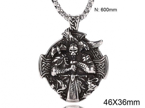 BC Wholesale Necklace Jewelry Stainless Steel 316L Fashion Necklace NO.#SJ13P005.jpg