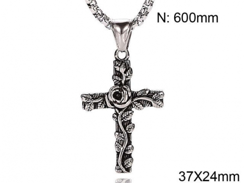 BC Wholesale Necklace Jewelry Stainless Steel 316L Fashion Necklace NO.#SJ13P071.jpg