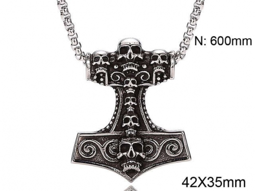 BC Wholesale Necklace Jewelry Stainless Steel 316L Fashion Necklace NO.#SJ13P006.jpg